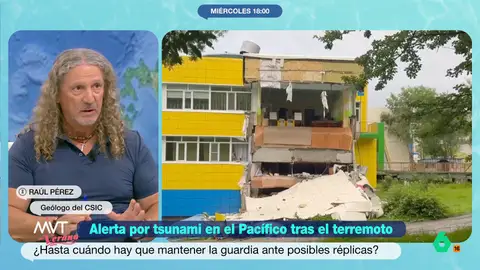 Raúl Pérez, geólogo del CISC, sobre el terremoto en Rusia: "Podría haber sido mucho peor" Raúl Pérez, geólogo del CISC, sobre el terremoto en Rusia: "Podría haber sido mucho peor"