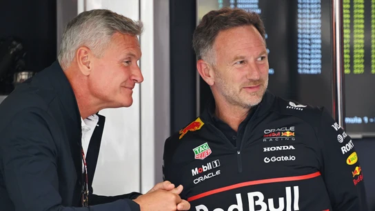 David Coulthard y Christian Horner David Coulthard y Christian Horner
