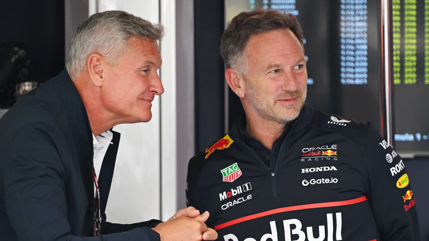 David Coulthard y Christian Horner David Coulthard y Christian Horner
