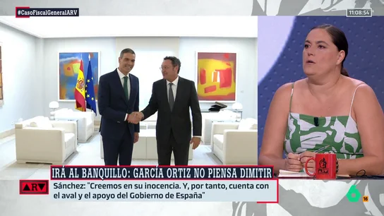 Loreto Ochando señala que García Ortiz debe seguir en su puesto: "Decir que filtró el correo es decir que nuestros compañeros están mintiendo" Loreto Ochando señala que García Ortiz debe seguir en su puesto: "Decir que filtró el correo es decir que nuestros compañeros están mintiendo"