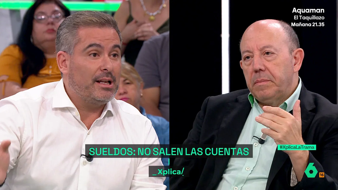 Gonzalo Bernardos, enfadado al escuchar a un empresario hablar de empleo: "Lo que dices no es verdad, habla con propiedad" Gonzalo Bernardos, enfadado al escuchar a un empresario hablar de empleo: "Lo que dices no es verdad, habla con propiedad"