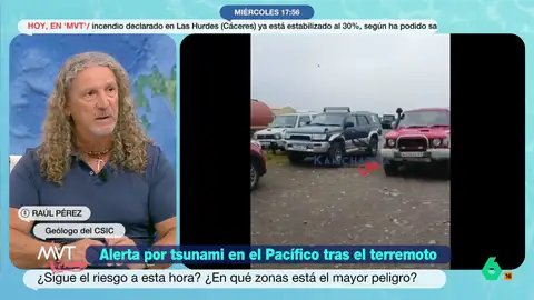Raúl Pérez, geólogo, sobre la actuación del Gobierno nipón ante la alerta de tsunami: "En Japón están perfectamente preparados" Raúl Pérez, geólogo, sobre la actuación del Gobierno nipón ante la alerta de tsunami: "En Japón están perfectamente preparados"