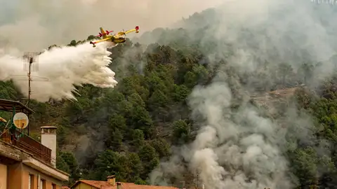 Incendio en Ávila. Incendio en Ávila.