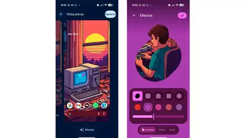 Nuevos efectos para los fondos de pantalla Nuevos efectos para los fondos de pantalla