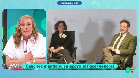 Elisa Beni critica la reacción del PP al procesamiento de García Ortiz: "MAR es un bocazas y el vídeo es una porquería" Elisa Beni critica la reacción del PP al procesamiento de García Ortiz: "MAR es un bocazas y el vídeo es una porquería"