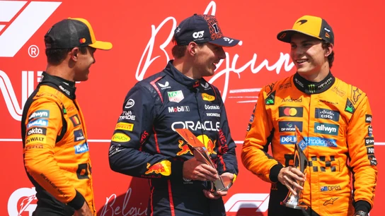 Norris, Verstappen y Piastri Norris, Verstappen y Piastri