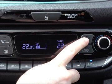 Control del Interruptor del Aire Acondicionado