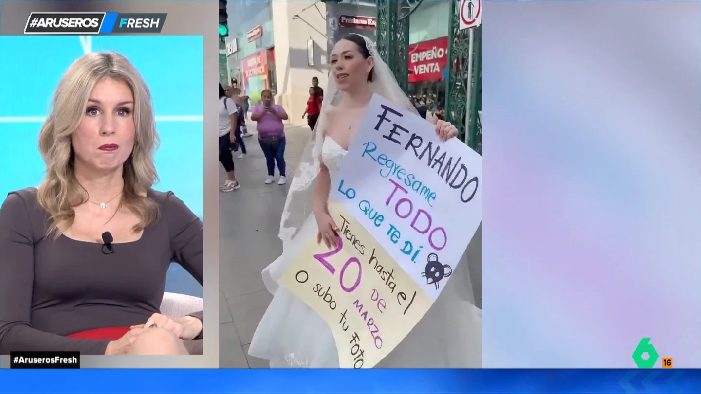 Sale a la calle vestida de novia para denunciar a los organizadores de su boda tras estafarle 9.000 euros Sale a la calle vestida de novia para denunciar a los organizadores de su boda tras estafarle 9.000 euros