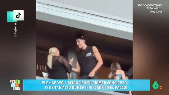 Plex no se pierde el concierto de Aitana en Madrid aunque casi no cabía en el palco El streamer decidió apoyar a su pareja en su primer concierto en Madrid y disfrutó de la actuación en uno de los palcos del Metropolitano. Pero, debido a su altura, en muchos momentos rozaba el techo del lugar.