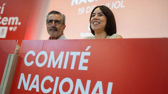 Diana Morant, secretaria general del PSPV, junto a Ángel Batalla. Diana Morant, secretaria general del PSPV, junto a Ángel Batalla.