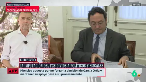 Antonio Maíllo defiende la presunción de inocencia de García Ortiz: "Hay una operación de persecución política clara" Antonio Maíllo defiende la presunción de inocencia de García Ortiz: "Hay una operación de persecución política clara"