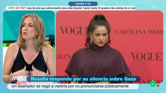 Tania Sánchez, sobre Rosalía Tania Sánchez, sobre Rosalía