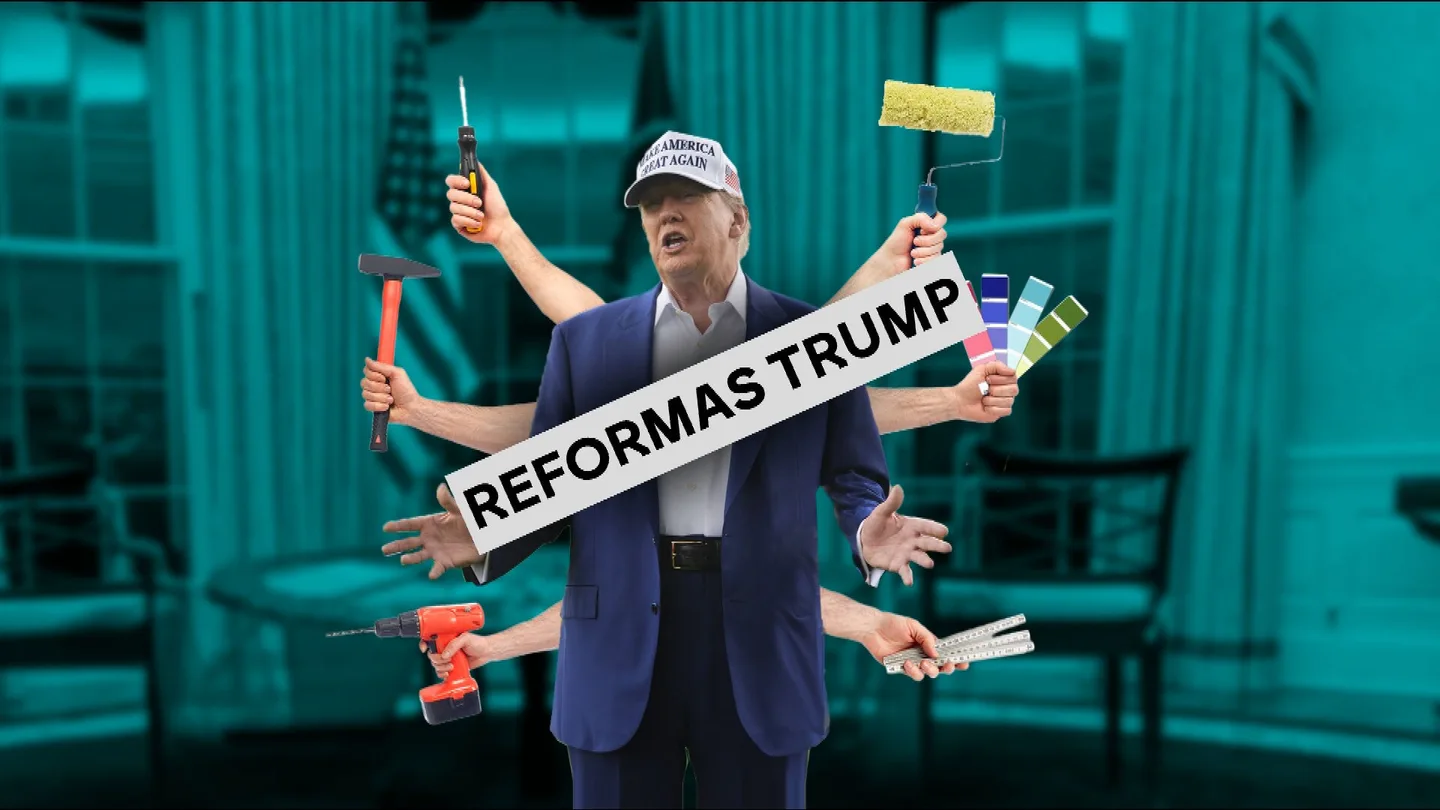 Donald Trump manda construir un nuevo salón de baile en la Casa Blanca. Donald Trump manda construir un nuevo salón de baile en la Casa Blanca.