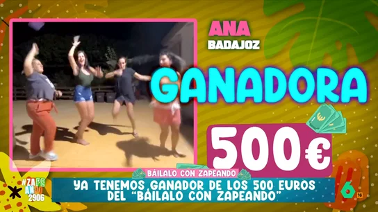 Ana y sus amigas ganan 500 euros gracias a su divertido baile de 'Espresso Macchiato' Ana se ha grabado bailando junto a tres amigas en su casa de campo y esto la ha convertido en la nueva ganadora del concurso de Zapeando. No te pierdas su video en el vídeo principal.