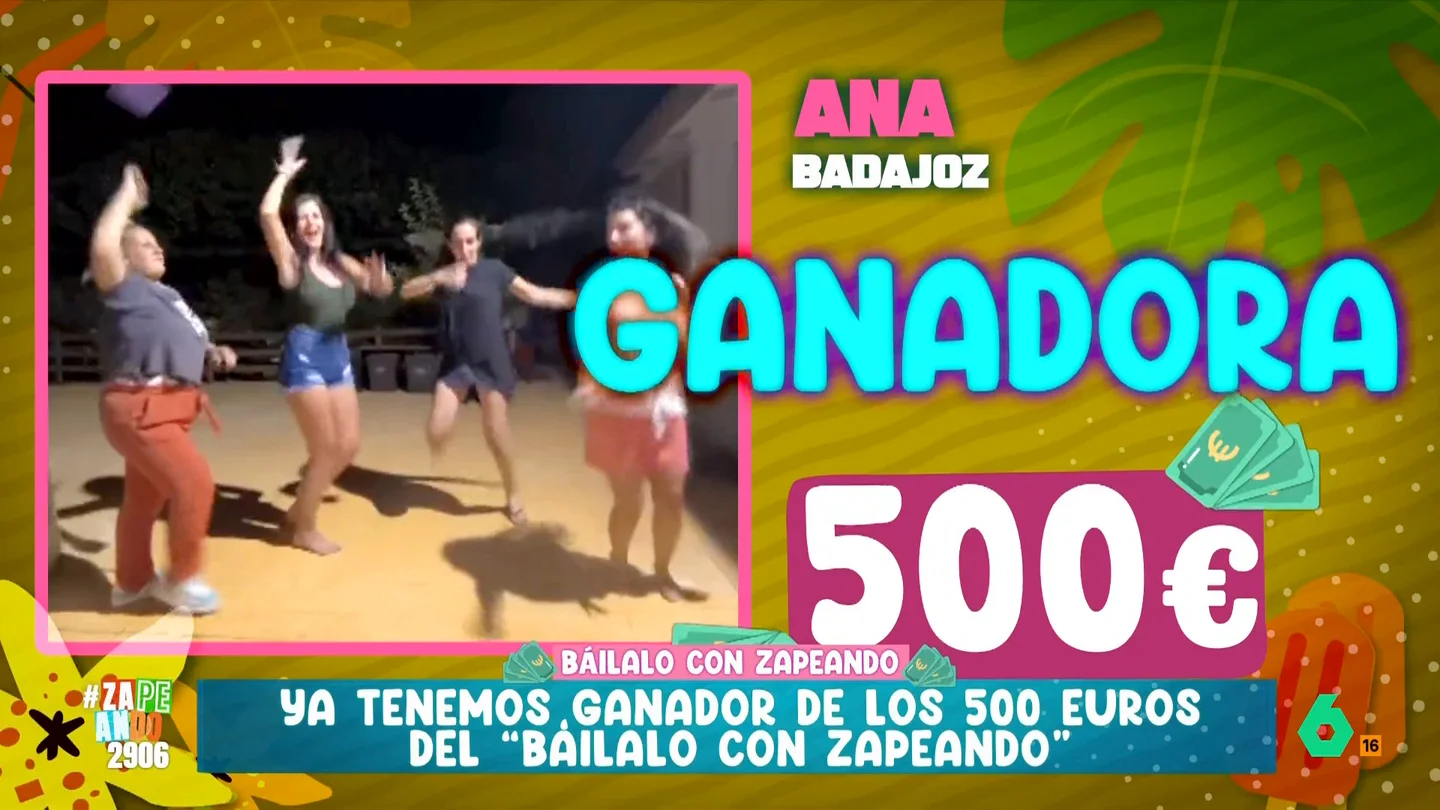 Ana y sus amigas ganan 500 euros gracias a su divertido baile de 'Espresso Macchiato' Ana se ha grabado bailando junto a tres amigas en su casa de campo y esto la ha convertido en la nueva ganadora del concurso de Zapeando. No te pierdas su video en el vídeo principal.