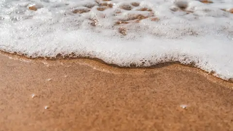 Espuma en olas de mar Espuma en olas de mar
