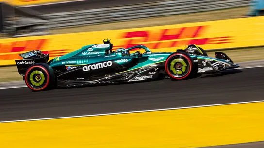 Fernando Alonso en el GP de Hungría Fernando Alonso en el GP de Hungría