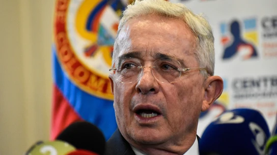 El expresidente colombiano Álvaro Uribe El expresidente colombiano Álvaro Uribe