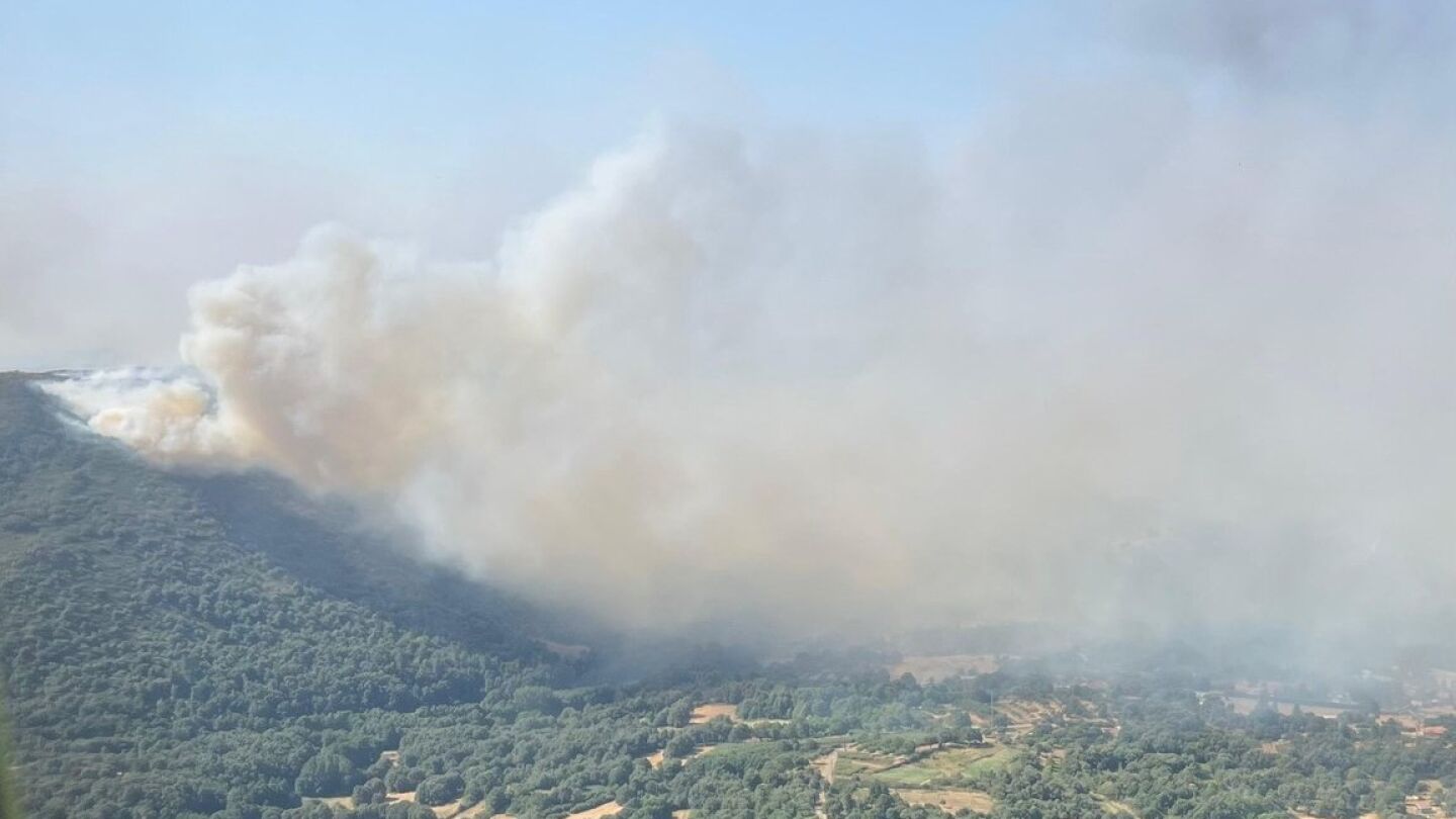 Incendio de Vilardevós (Ourense).
