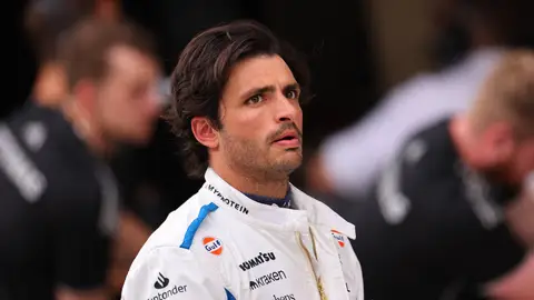 Carlos Sainz tras la clasificación del GP de Hungría Carlos Sainz tras la clasificación del GP de Hungría