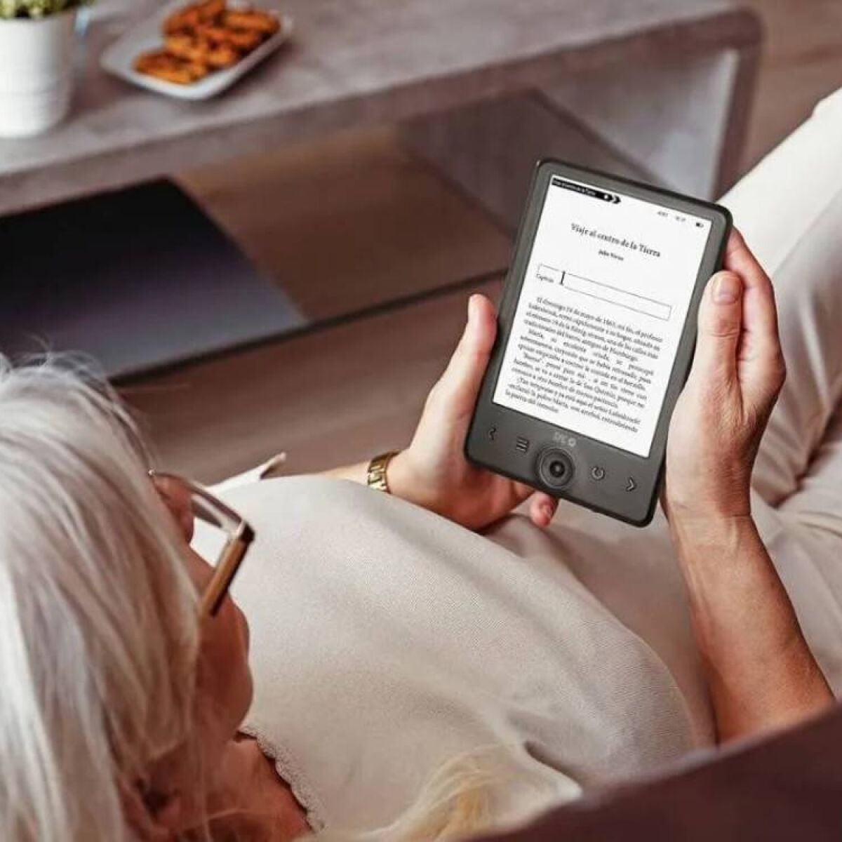 Lector De Libros Electrónicos De 7″ Con Pantalla TFT, 8GB, Resistente A Salpicaduras, Batería De Larga Duración, Para Estudiantes Y Adultos