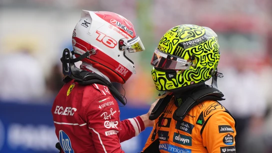 Charles Leclerc y Lando Norris Charles Leclerc y Lando Norris