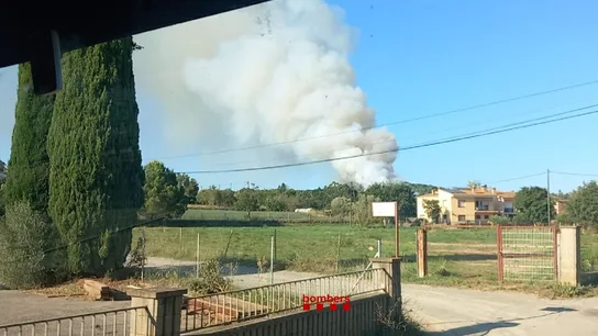 Un incendio de vegetación cerca de Palamós (Girona) obliga a confinar dos campings Un incendio de vegetación cerca de Palamós (Girona) obliga a confinar dos campings