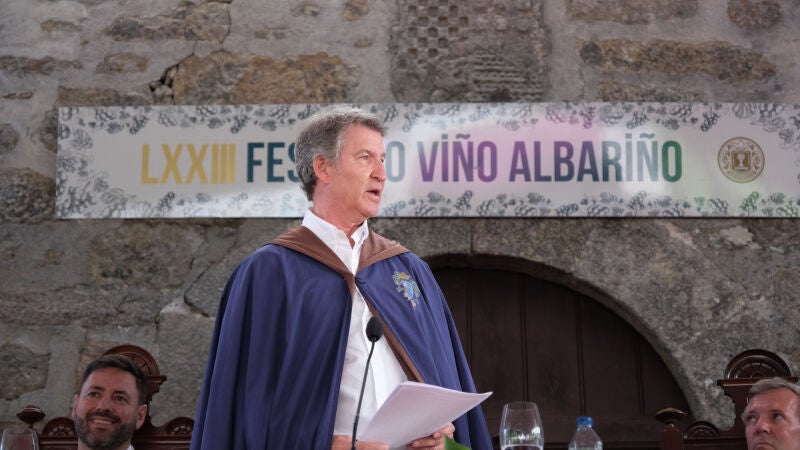 El presidente del PP, Alberto Núñez Feijóo