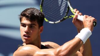 Carlos Alcaraz en el US Open