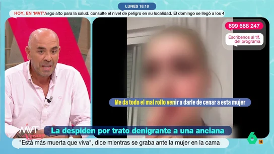 Medina, sobre el vídeo vejatorio a una anciana en una residencia de Guadalajara: "Es un delito contra la integridad moral" Medina, sobre el vídeo vejatorio a una anciana en una residencia de Guadalajara: "Es un delito contra la integridad moral"
