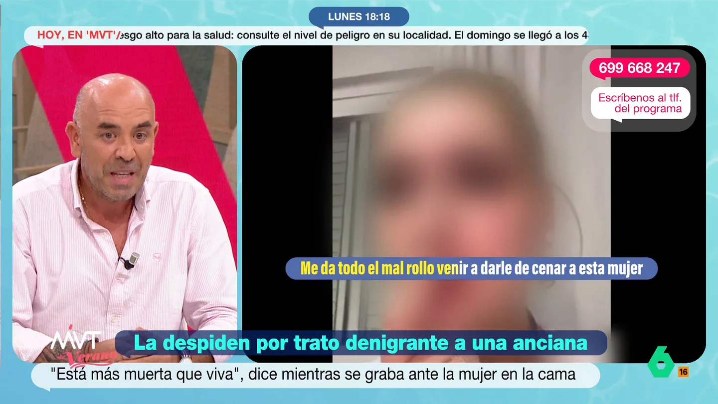 Medina, sobre el vídeo vejatorio a una anciana en una residencia de Guadalajara: "Es un delito contra la integridad moral" Medina, sobre el vídeo vejatorio a una anciana en una residencia de Guadalajara: "Es un delito contra la integridad moral"