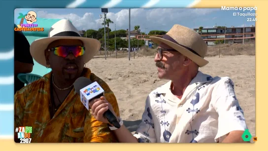 Yonyi Arenas descubre en Castelldefels al nuevo 'Neng de Castefa' "en plan cubano" El reportero ha visitado esta playa de la provincia de Barcelona para charlar con los bañistas y saber si conocer al popular personaje de Edu Soto: 'El neng de Castefa'.