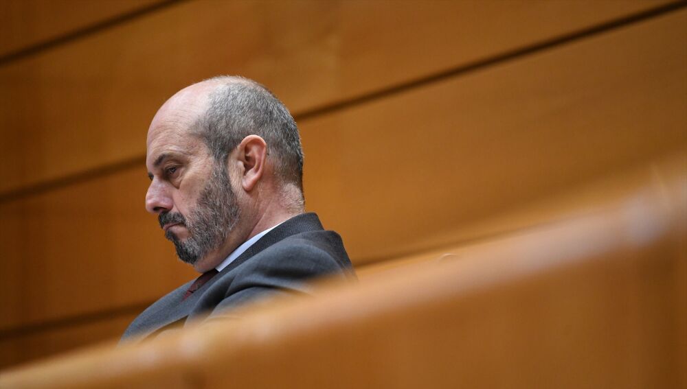 El presidente del Senado Pedro Roll&aacute;n.
