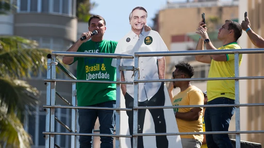 Imagen de archivo de Flavio Bolsonaro. Imagen de archivo de Flavio Bolsonaro.
