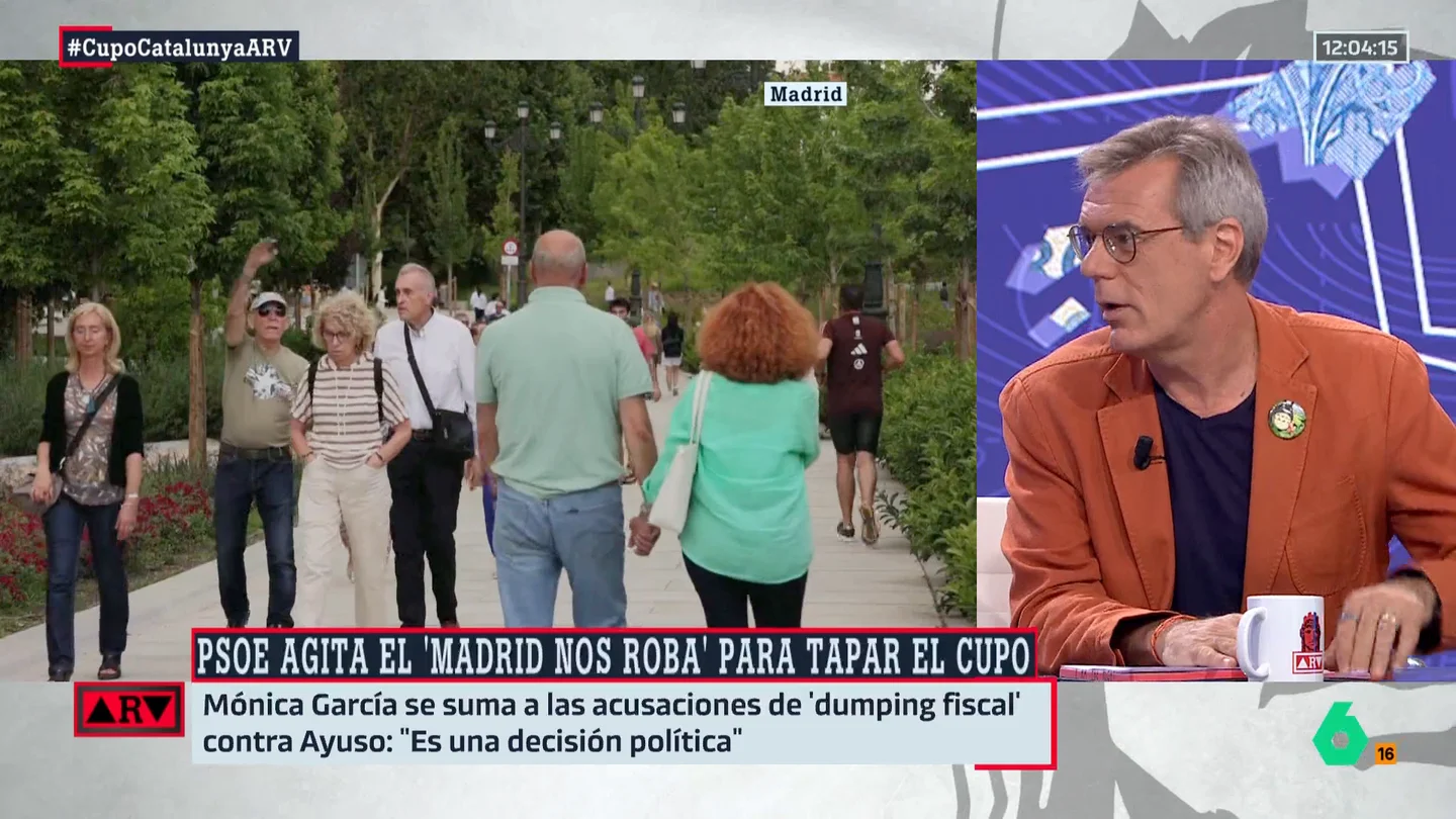 La reflexión de Pedro Vallín sobre el debate de financiación autonómica: "En este marco está todo trucado" La reflexión de Pedro Vallín sobre el debate de financiación autonómica: "En este marco está todo trucado"