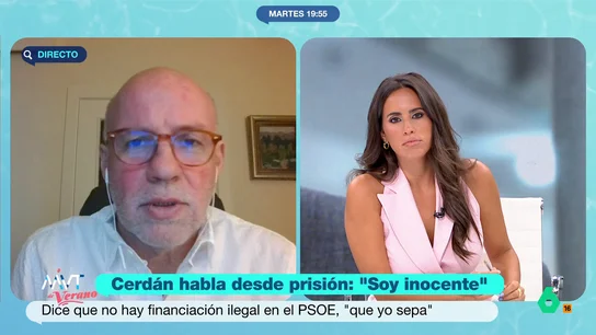 El magistrado González Vega considera "una estrategia en sí misma" que Santos Cerdán haya concedido una entrevista 'La Vanguardia' ha publicado una entrevista con el exmilitante socialista que continúa en prisión. Cerdán mantiene su inocencia y, además, expone que los audios filtrados no han existido o no es su voz.