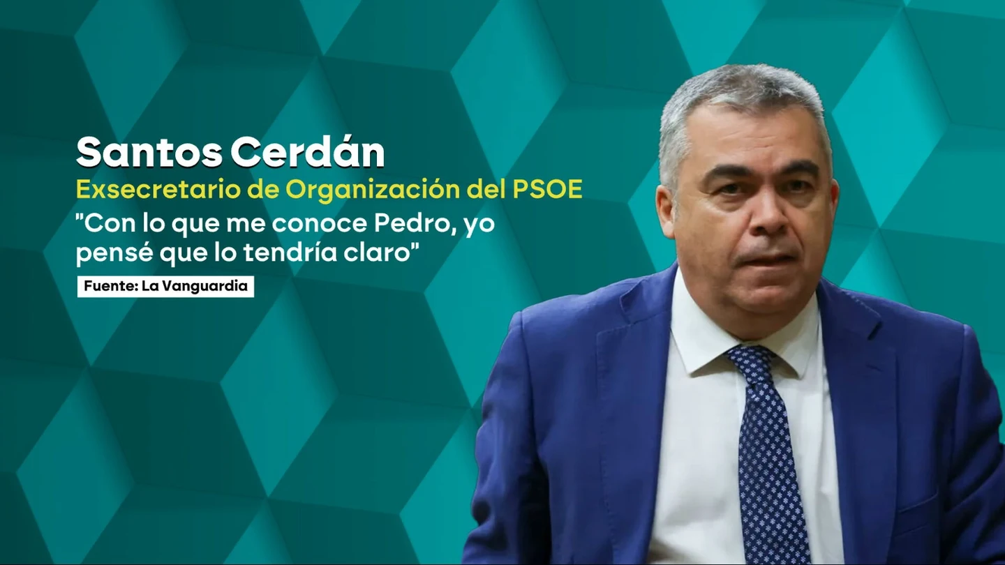 Santos Cerdán asegura que es "inocente" y que no ha hecho nada "de lo que dice la UCO" Santos Cerdán asegura que es "inocente" y que no ha hecho nada "de lo que dice la UCO"