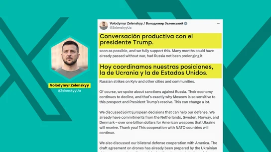 Zelenski y Trump mantienen una "productiva" conversación a las puertas de la reunión de Putin con el enviado de la Casa Blanca Zelenski y Trump mantienen una "productiva" conversación a las puertas de la reunión de Putin con el enviado de la Casa Blanca