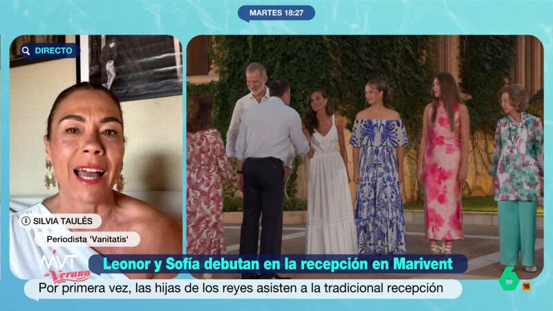 Silvia Taulés, sobre los looks escogidos para la recepción real de Marivent: "Se nota la impronta de la reina Letizia"