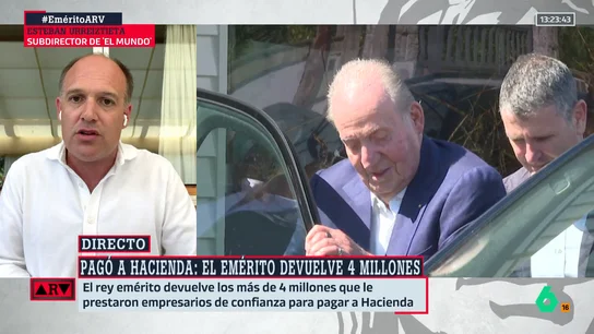 Urreiztieta, sobre el rey emérito: "Si viviera fiscalmente en España, Hacienda le preguntaría quién le paga los jets privados o cómo costea su vida en Abu Dabi" Urreiztieta, sobre el rey emérito: "Si viviera fiscalmente en España, Hacienda le preguntaría quién le paga los jets privados o cómo costea su vida en Abu Dabi"