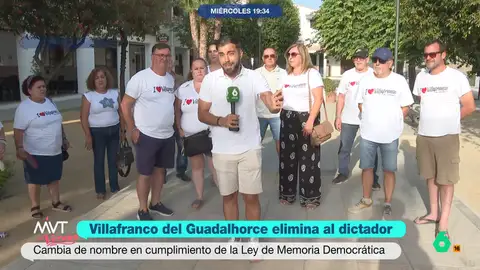 Los vecinos de Villa del Guadalhorce, en contra del nuevo nombre: "Nos sentimos villafranqueños aunque nos cambien el nombre" El cumplimiento de la Ley de Memoria Democrática ha hecho que el topónimo de esta pedanía malagueña deba ser modificado. Sus vecinos han creado una asoación para manifestar su descontento con este hecho.