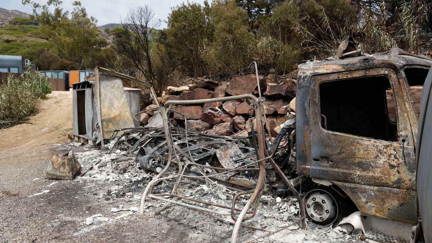 Incendio de Tarifa. Incendio de Tarifa.