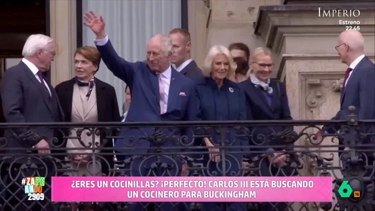 Carlos III busca cocinero para Buckingham: 45 horas semanales, fines de semana libres y hasta con descuento en tiendas Carlos III busca cocinero para Buckingham: 45 horas semanales, fines de semana libres y hasta con descuento en tiendas