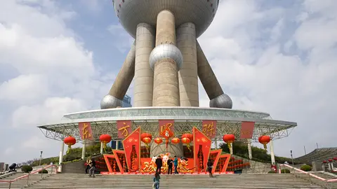 Torre Perla Oriental de Shanghái Torre Perla Oriental de Shanghái