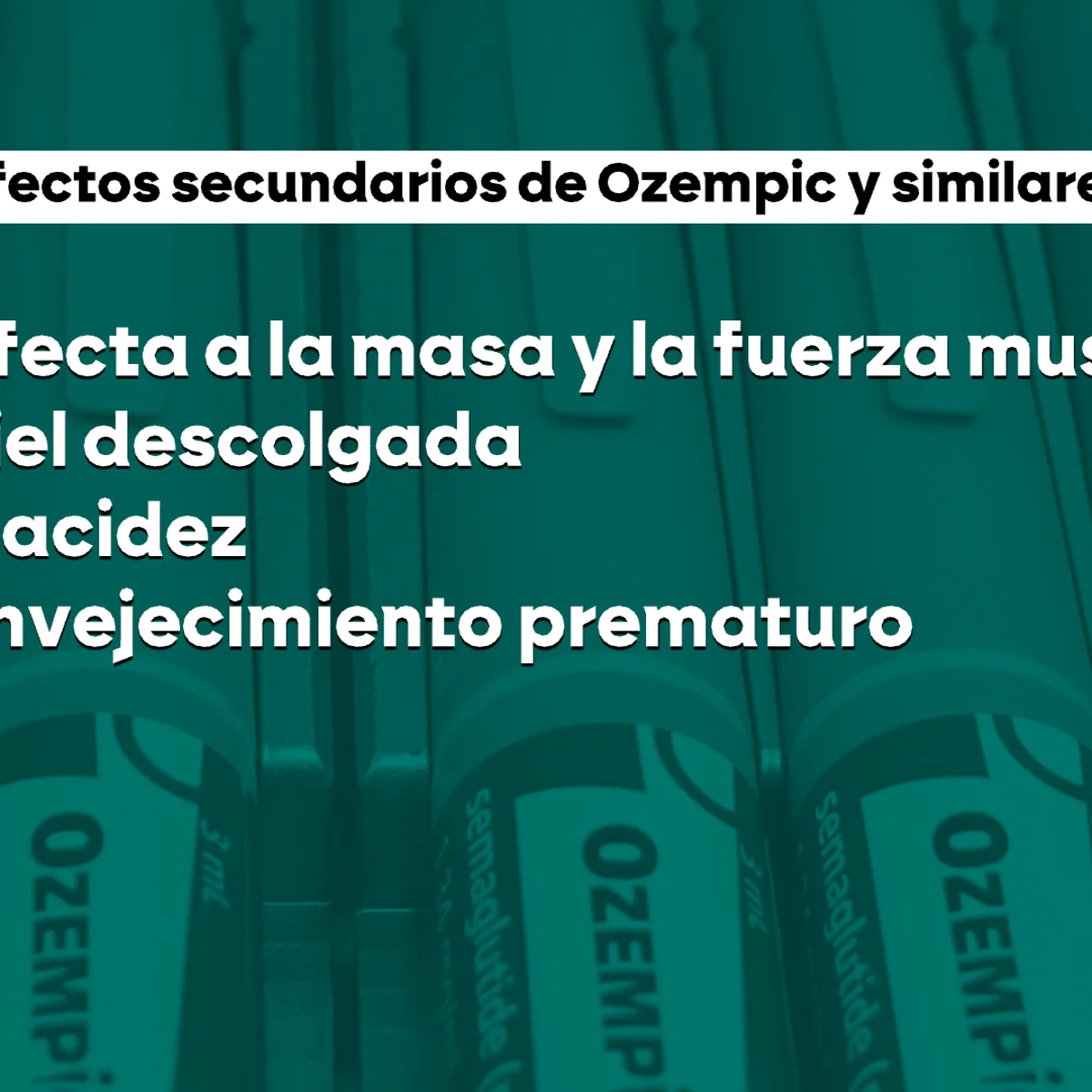 efectos secundarios de la semaglutide Europa convalida riesgo ocular semaglutida Efectos Secundarios de Wegovy (Semaglutida)