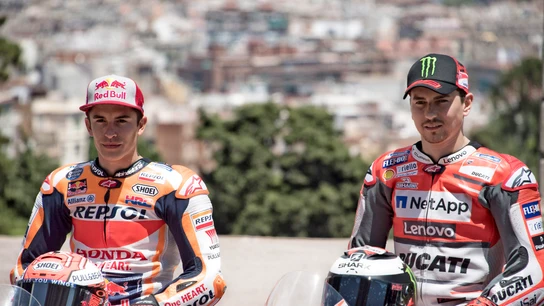 Marc Márquez y Jorge Lorenzo Marc Márquez y Jorge Lorenzo