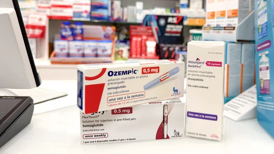 Una caja del fármaco Ozempic Una caja del fármaco Ozempic