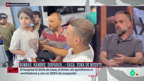 Raúl Incertis, médico de emergencias en Gaza: "Teníamos que drogar a los niños con un poco de ketamina para que no sintieran dolor cuando sufrían bombardeos" Raúl Incertis, médico de emergencias en Gaza: "Teníamos que drogar a los niños con un poco de ketamina para que no sintieran dolor cuando sufrían bombardeos"