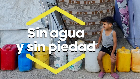 Sin agua y sin piedad en Gaza. Sin agua y sin piedad en Gaza.