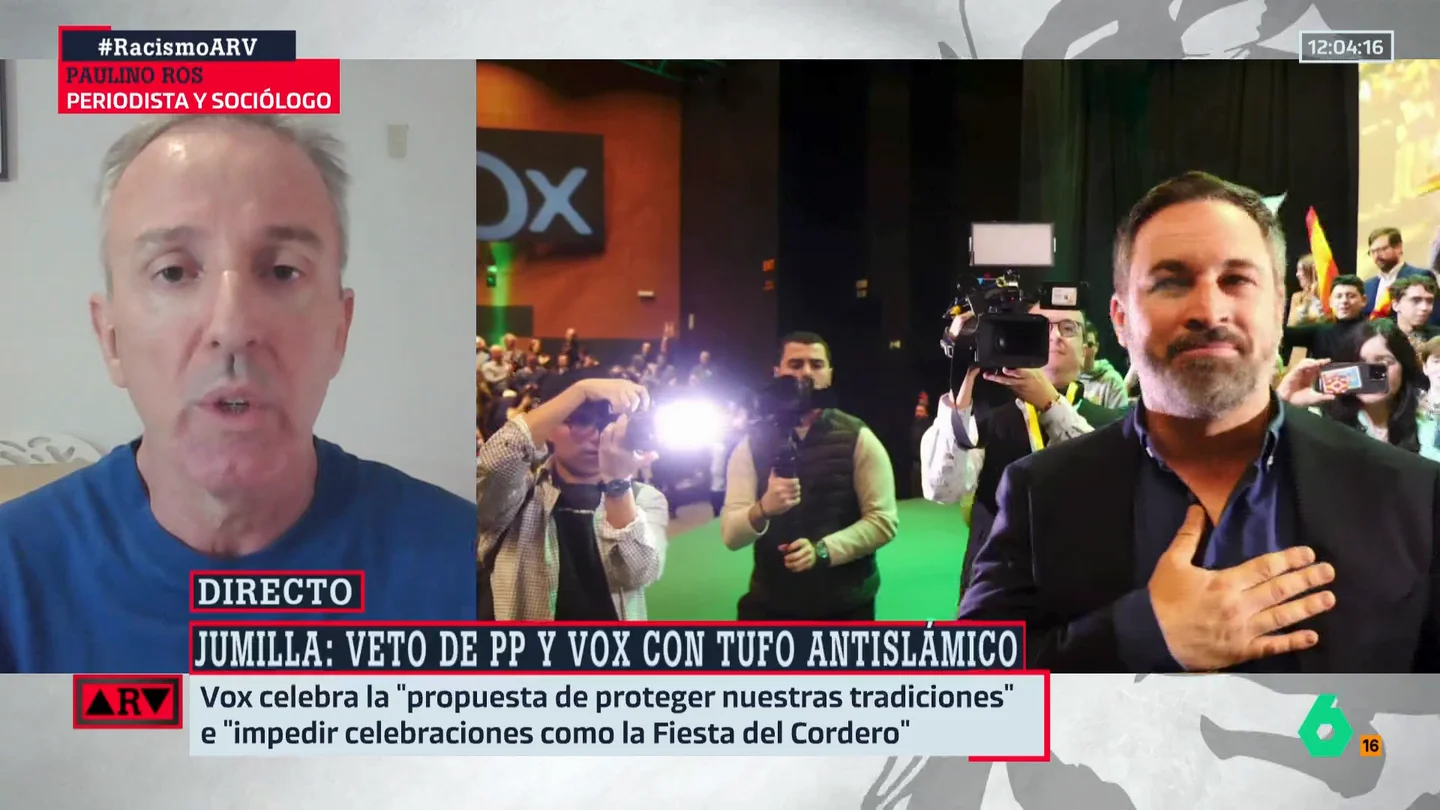 Paulino Ros destaca cuál es la estrategia de Vox: "Señala a una religión diciendo que España es un país católico y no lo es" Paulino Ros destaca cuál es la estrategia de Vox: "Señala a una religión diciendo que España es un país católico y no lo es"